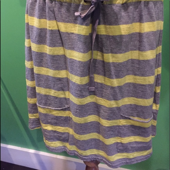 Bass & Co Dress Gray and Yellow Size Small - Picture 2 of 5